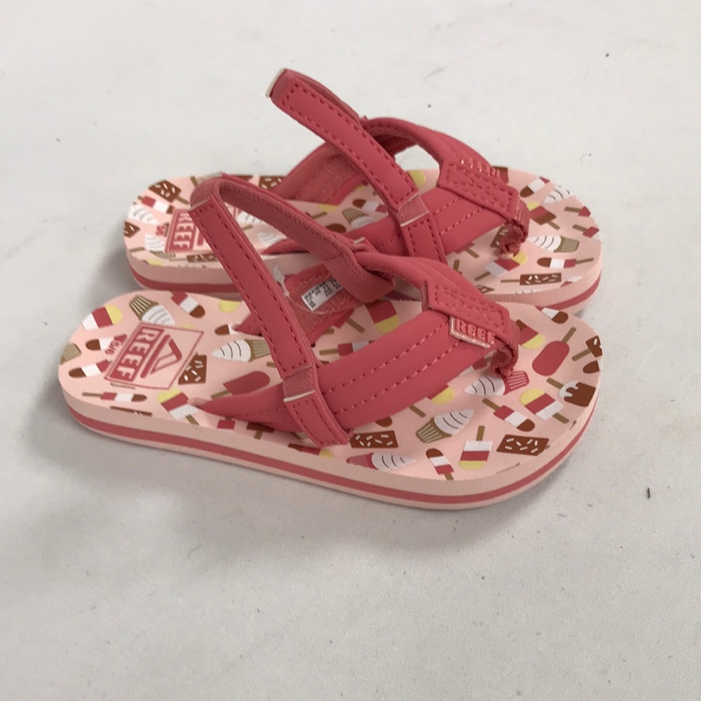 Reef Kids Girls Sandals  Little Ahi  size 5 us